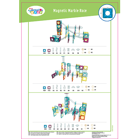 Constructor Kids magnetisk byggesæt 105 dele