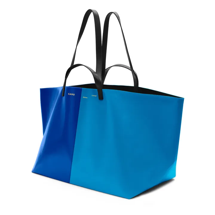 Cahu Cabas Zippé Le Pratique Large | Bleu