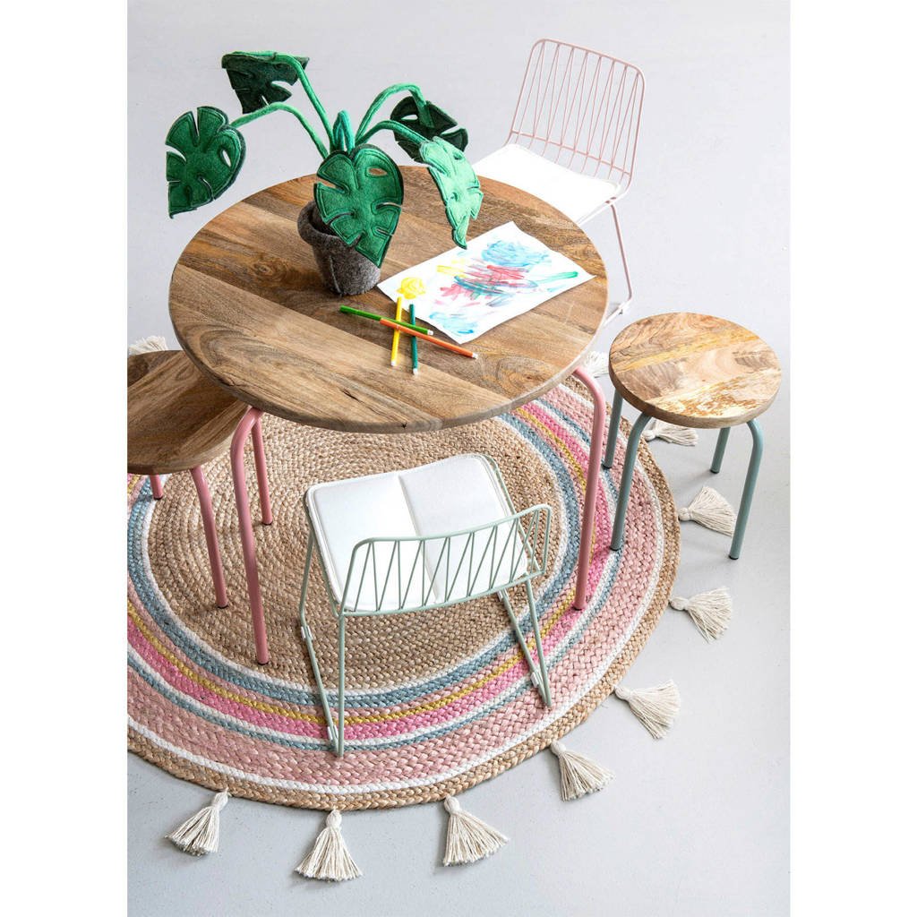 jute vloerkleedSmile (Ø120 cm)