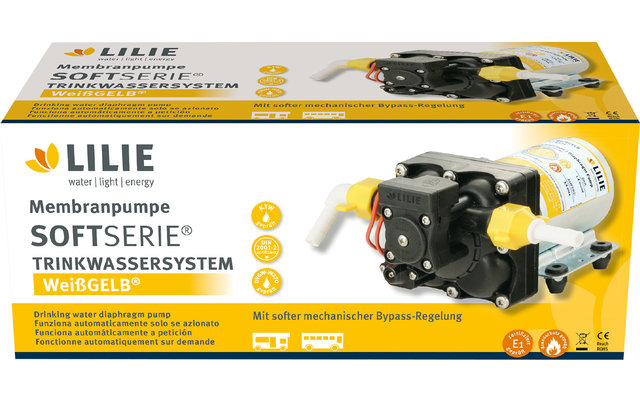 Lilie WeißGELB Soft Serie Membran Wasserpumpe