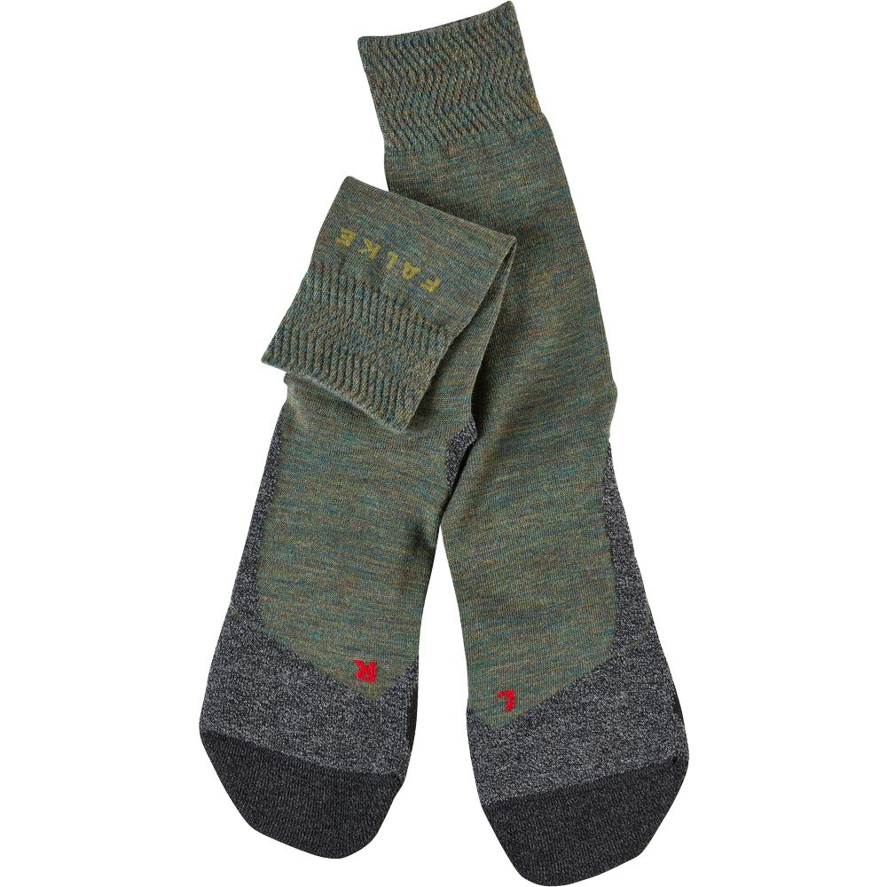 Falke TK2 Melange Wandersocke Herren oliv