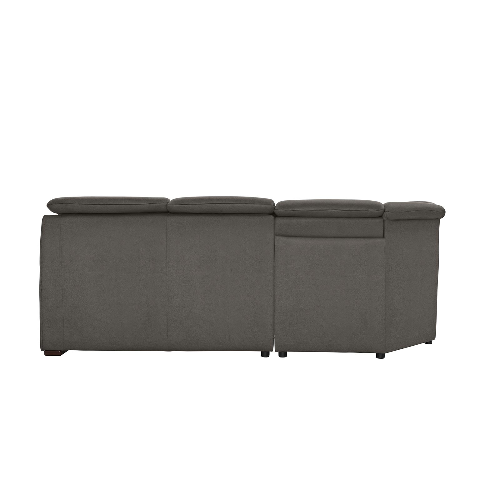 polsterpower Ecksofa - Belle grey - Basismodell - rechts