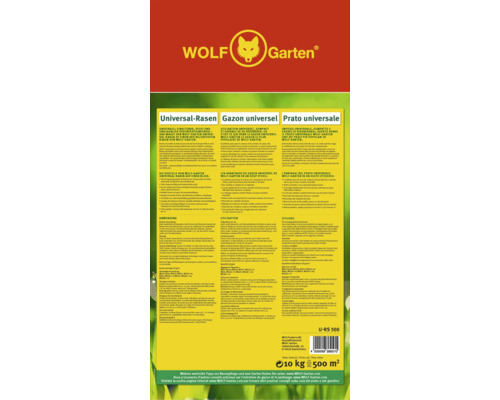 WOLF-Garten Universeel Gazonzaad 10 kg 500 m²