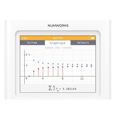 Calculatrice graphique NumWorks - Edition Python - blanche