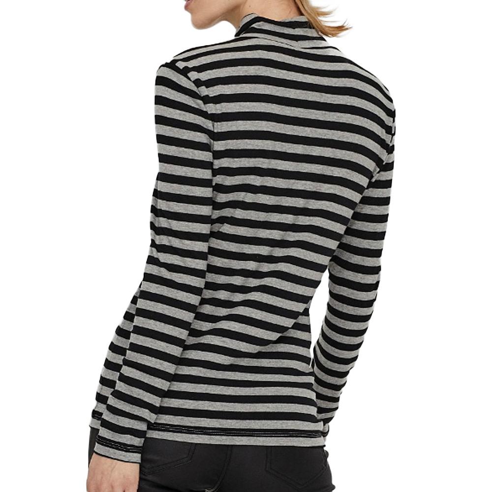 Vero Moda Top à rayures Gris/Noir Femme Vero Moda Carla