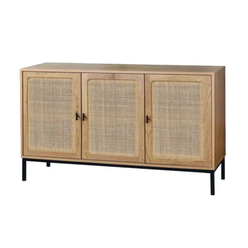 CALICOSY - Dressoir JAYA - Licht hout - 72x120x40 cm