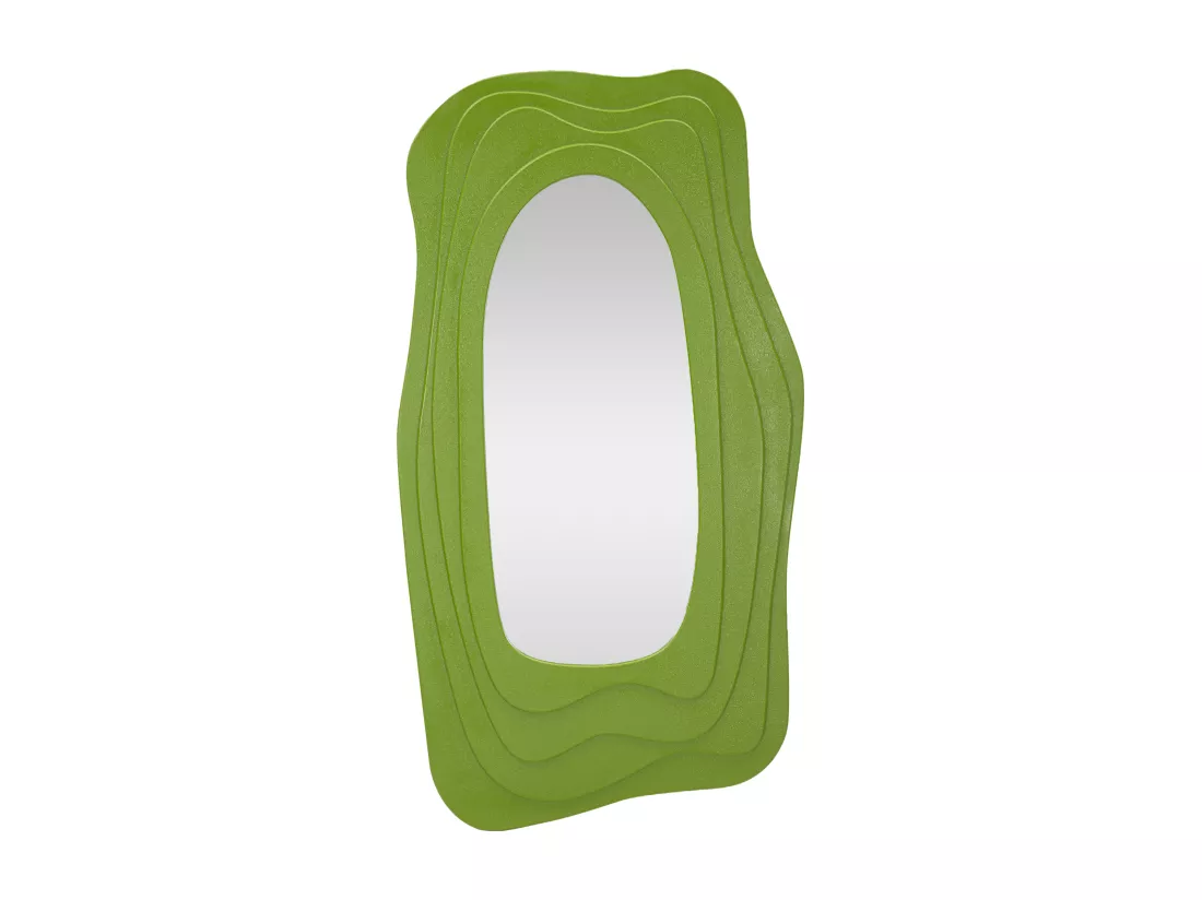 Miroir mural vert 90x4x165 cm