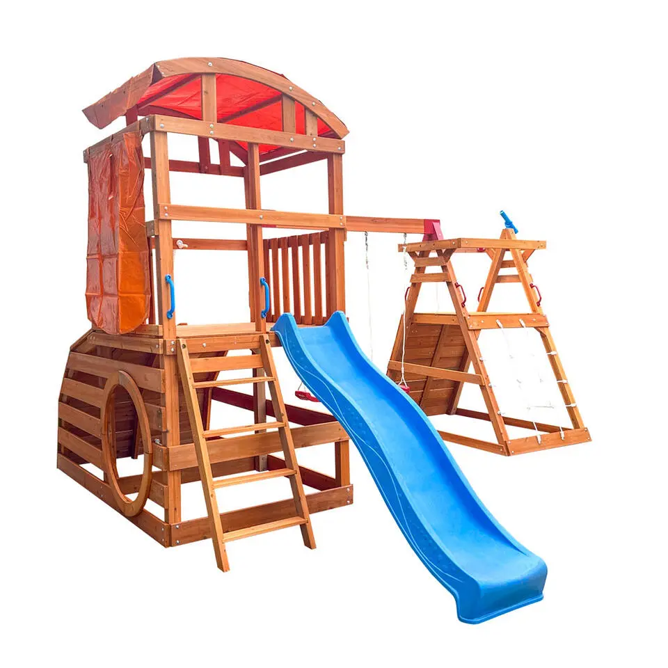 HOME DELUXE speeltoren met dubbele schommel NIA - 420 x 280 cm
