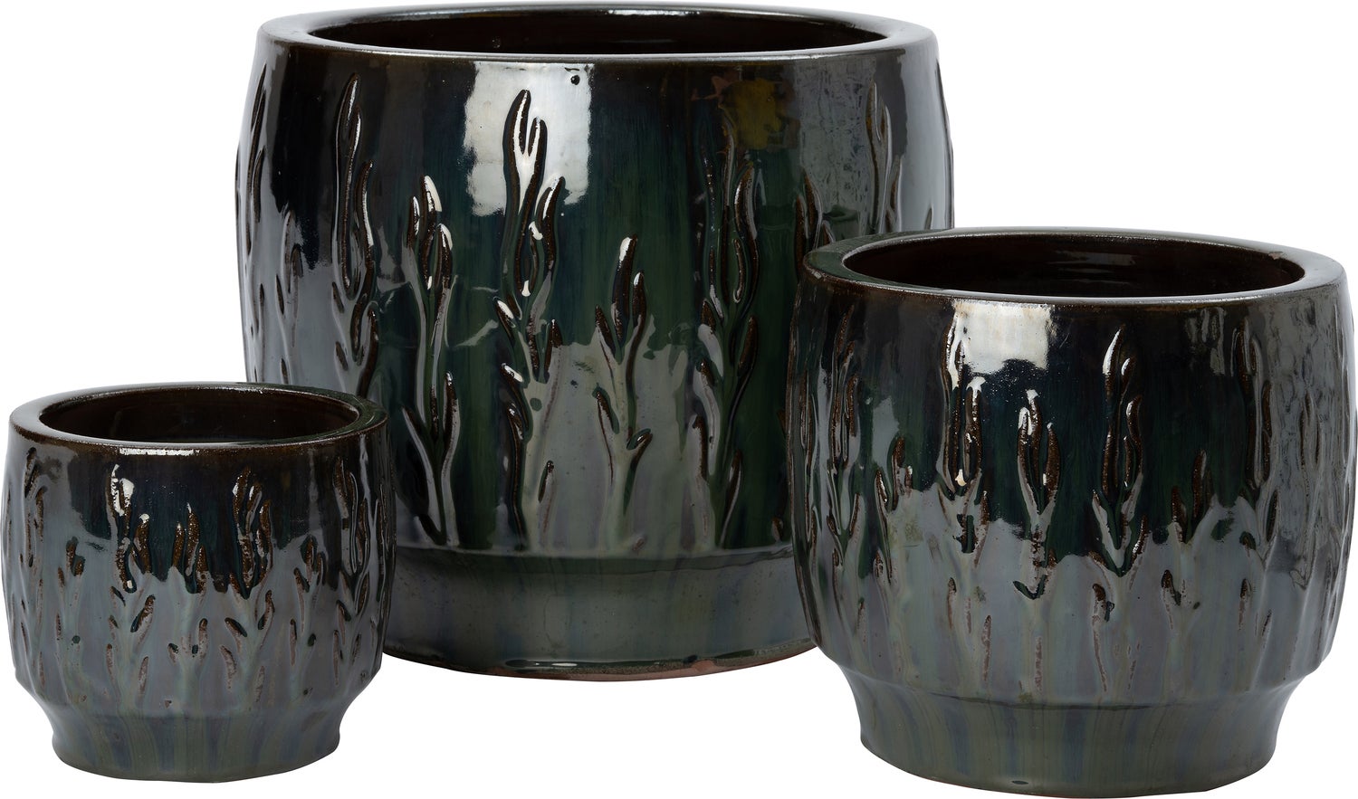 Intratuin bloempot Wilg groen D 26 H 23 cm