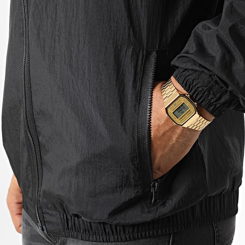 Veste Zippée A Bandes HJ9944 Noir