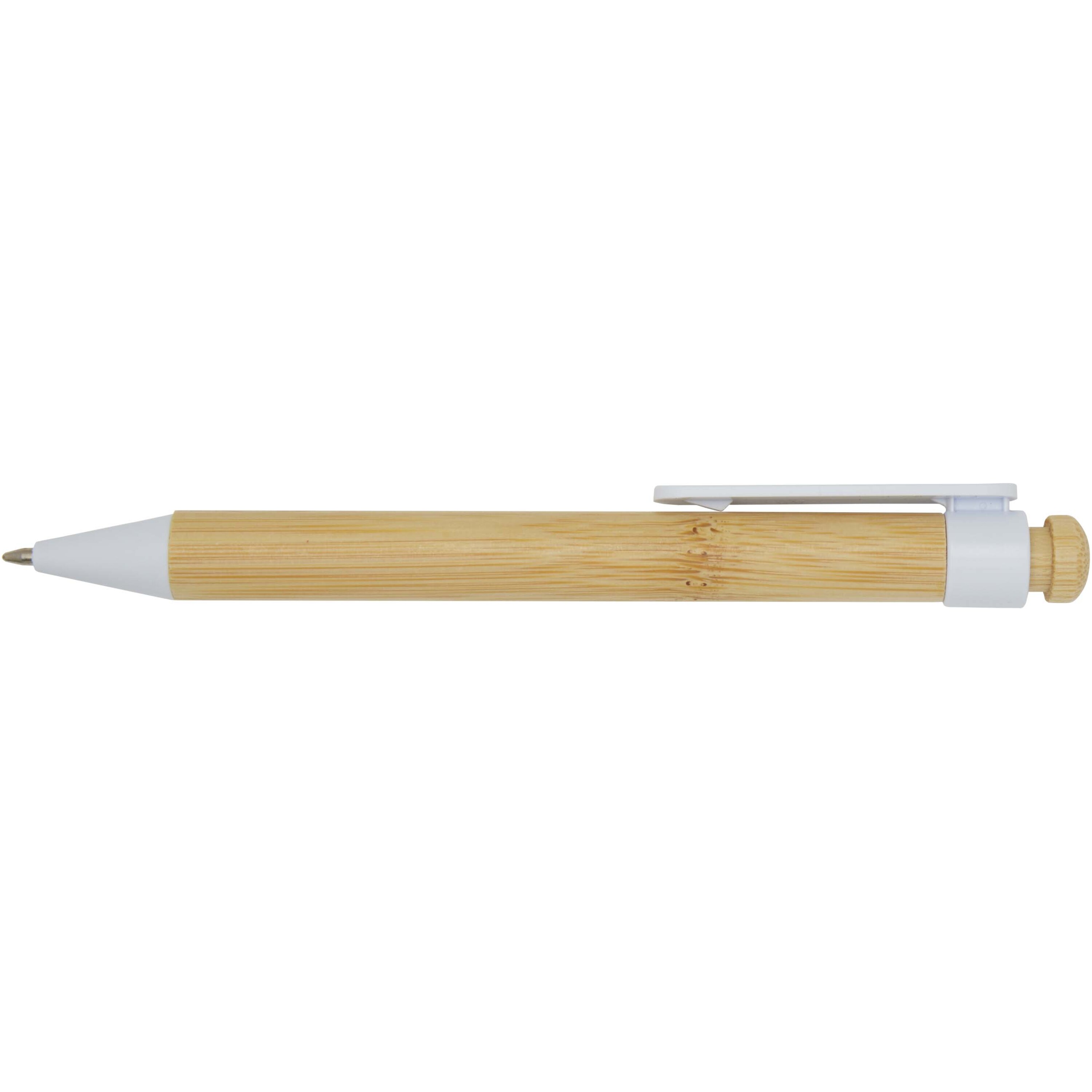 PF Concept 106026 - Stylo bille Rattan en bambou et plastique recyclé