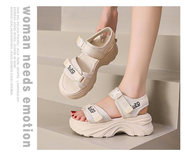 Asterisk - Platform Mesh Sandalen