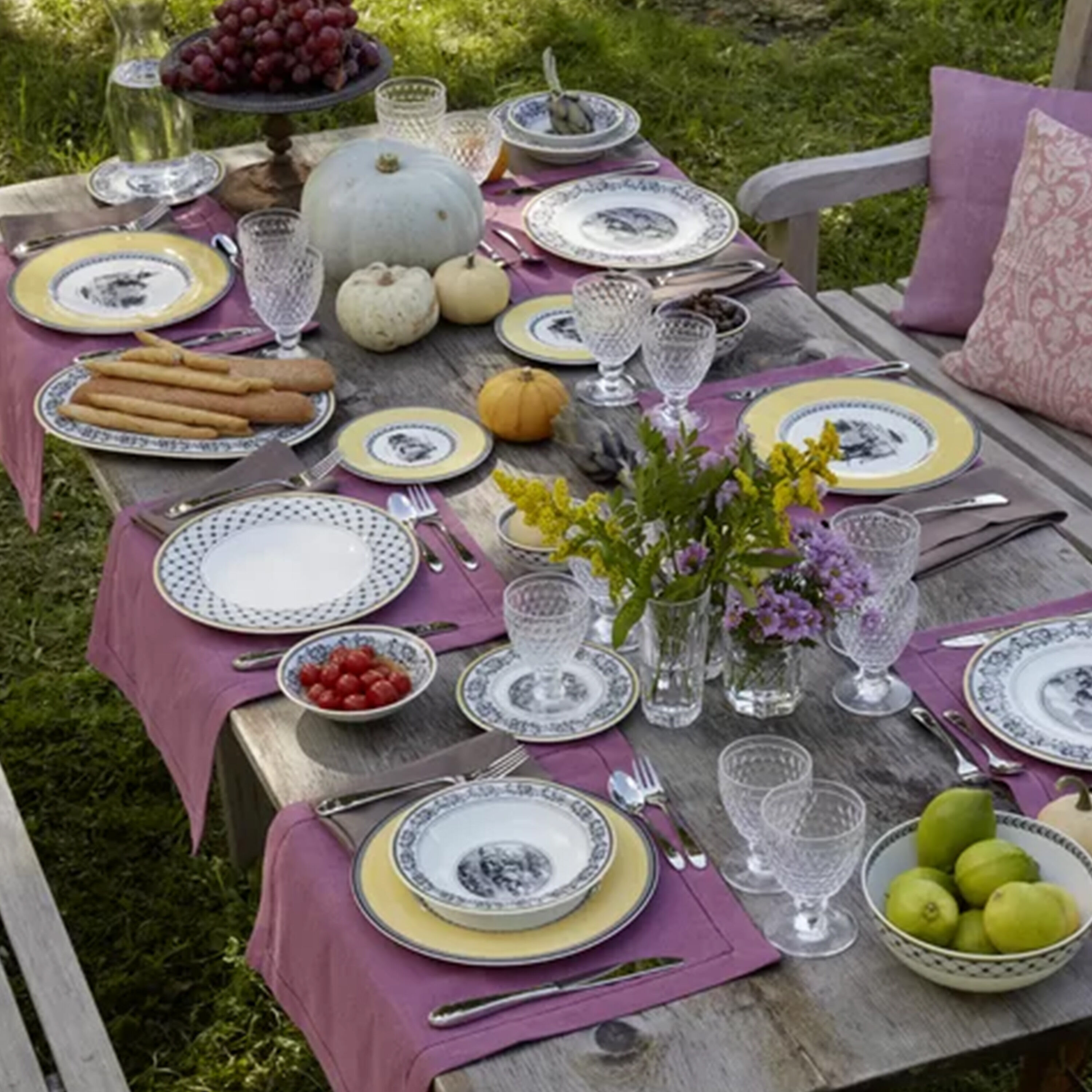Audun Appetizer and dessert plate Multi-colored, 8.6'', Premium Porcelain