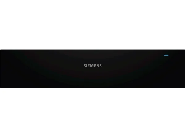 Siemens iQ500 BI510CNR0 - Varmeskuffe - til indbygning - niche - bredde: 56 cm - dybde: 55 cm - højde: 14 cm - sort/rustfrit stål