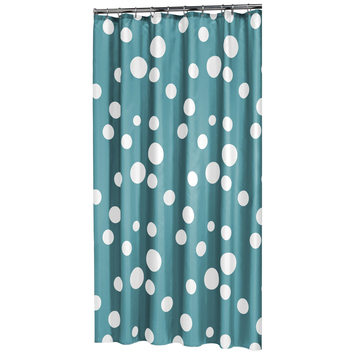 Sealskin Douchegordijn Bubbles Aqua PVC 200x180 cm