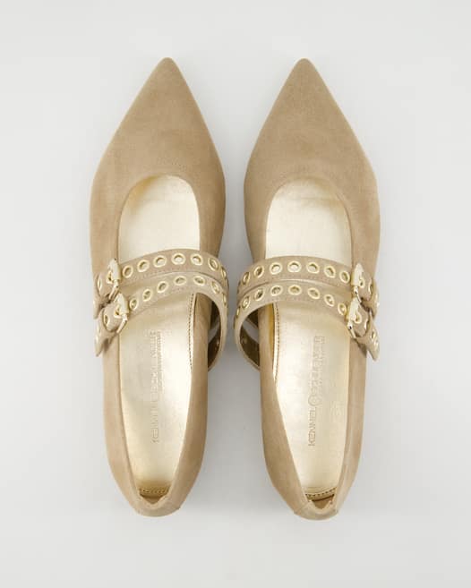 Kennel & Schmenger Greta Ballerinas in Beige