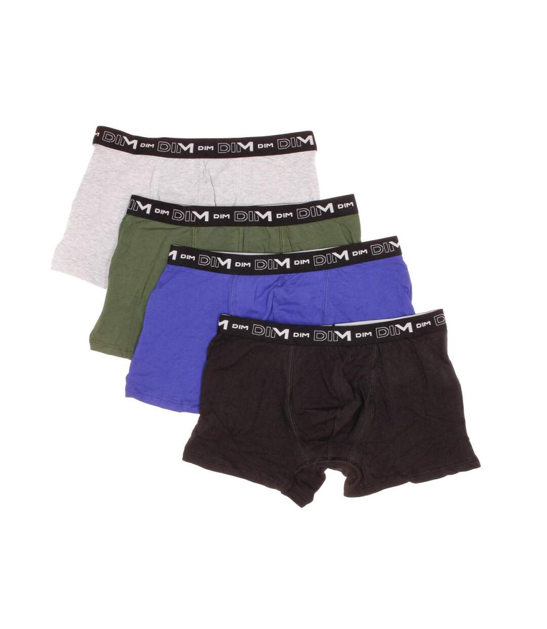 X4 Boxers Noir/Bleu/Vert Homme DIM D6596