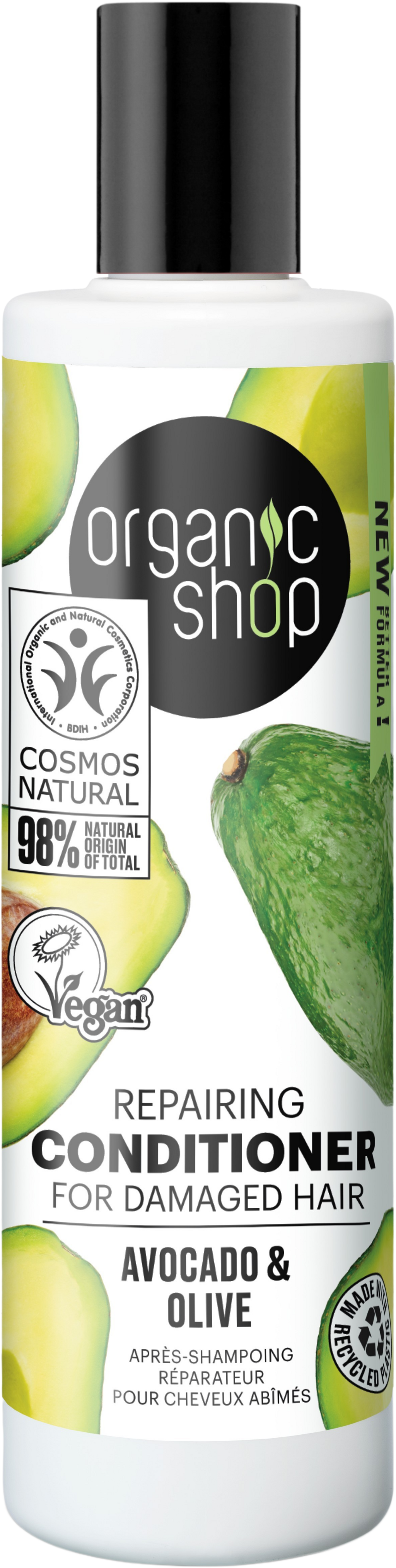 Organic Shop  Repairing Conditioner Avocado & Olive, 280 ml