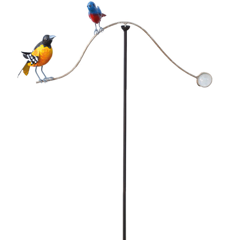 Balancier jardin oiseaux 145x15x69cm