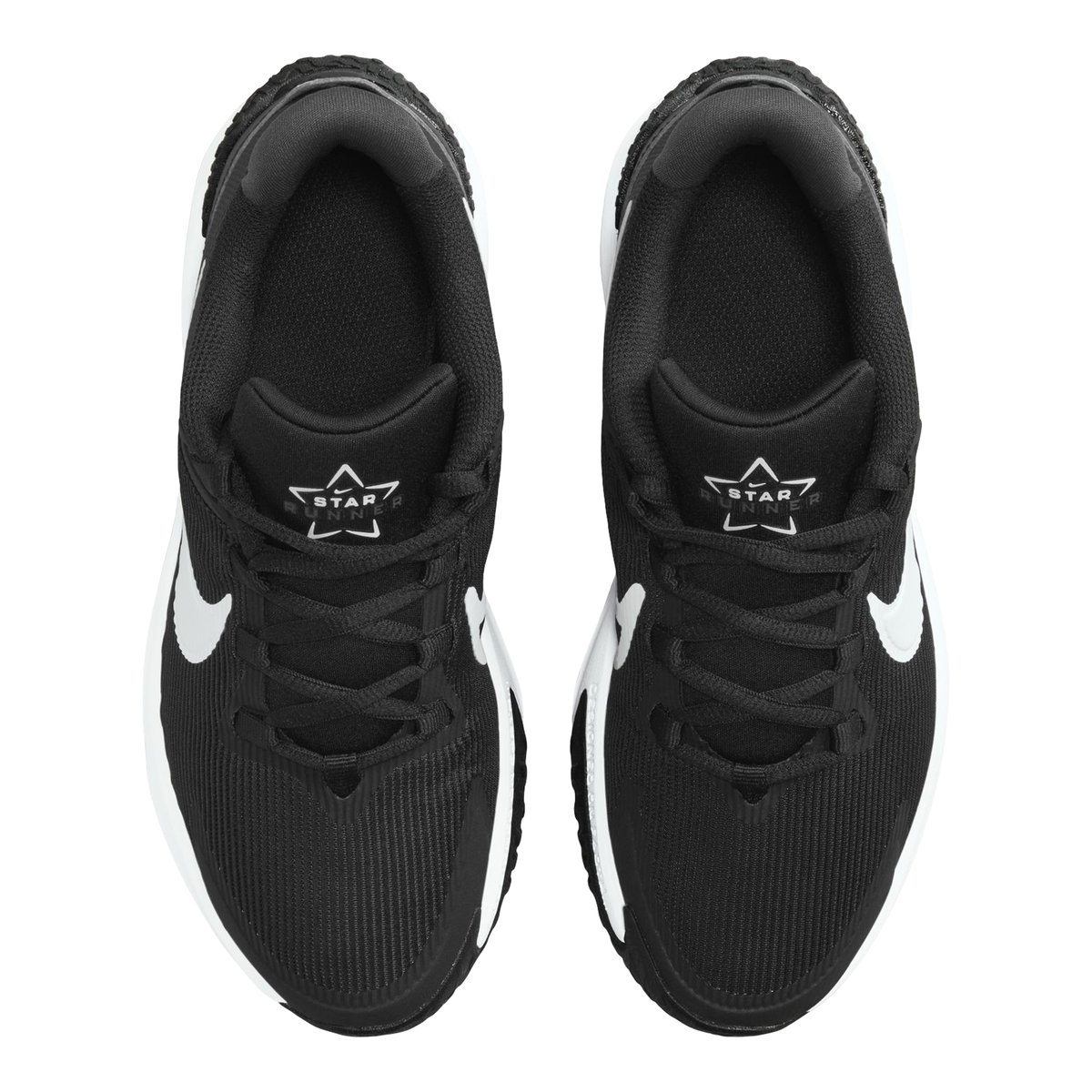 NIKE-Starrun4l-jb-Baskets - Talon plat - Noir/Blanc