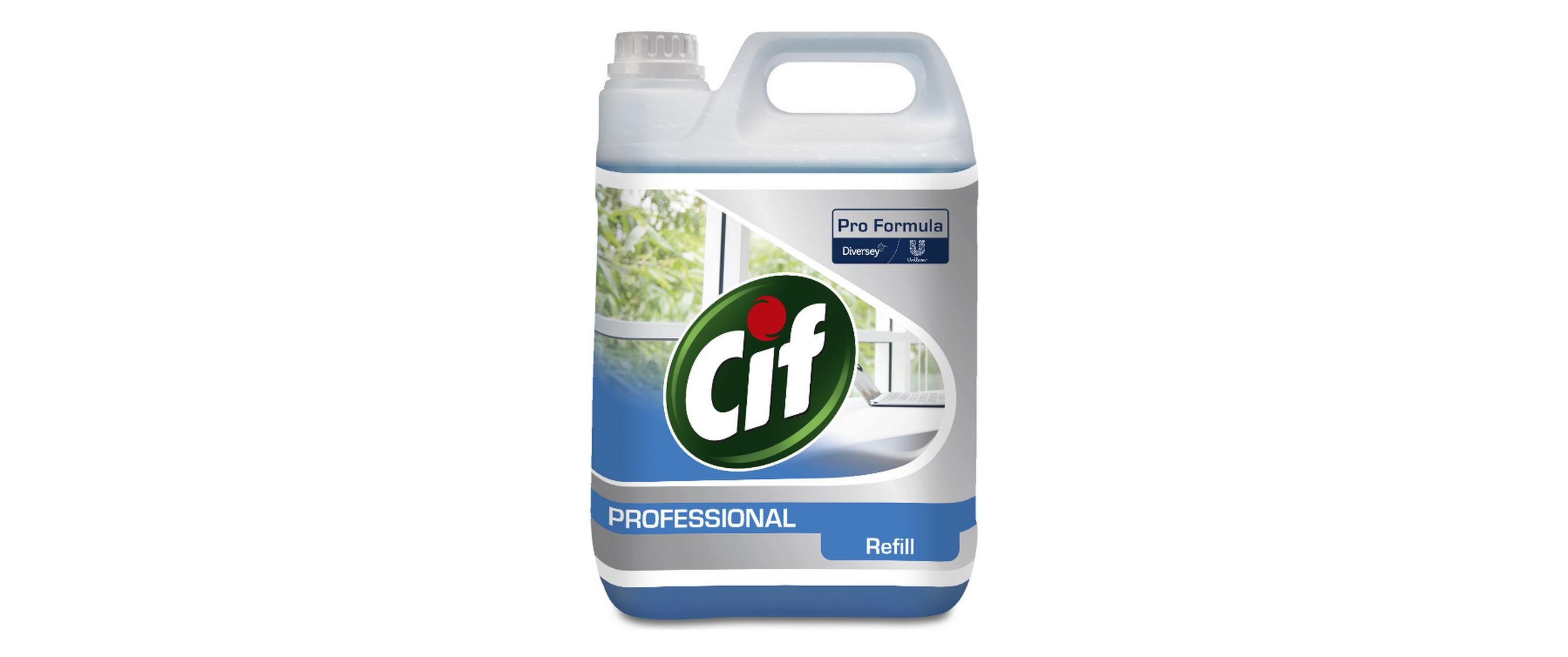 Glasreiniger Cif Professional 5 lFlüssiger Reiniger für Glas und Flächen