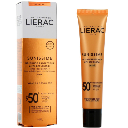 BB fluide protecteur SPF30 Lierac Sunissime - Crème solaire teintée