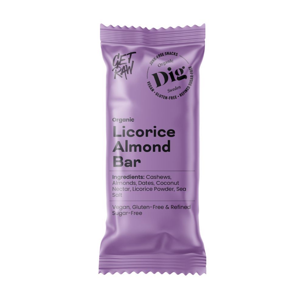 Dig Get Raw Licorice Almond Bar