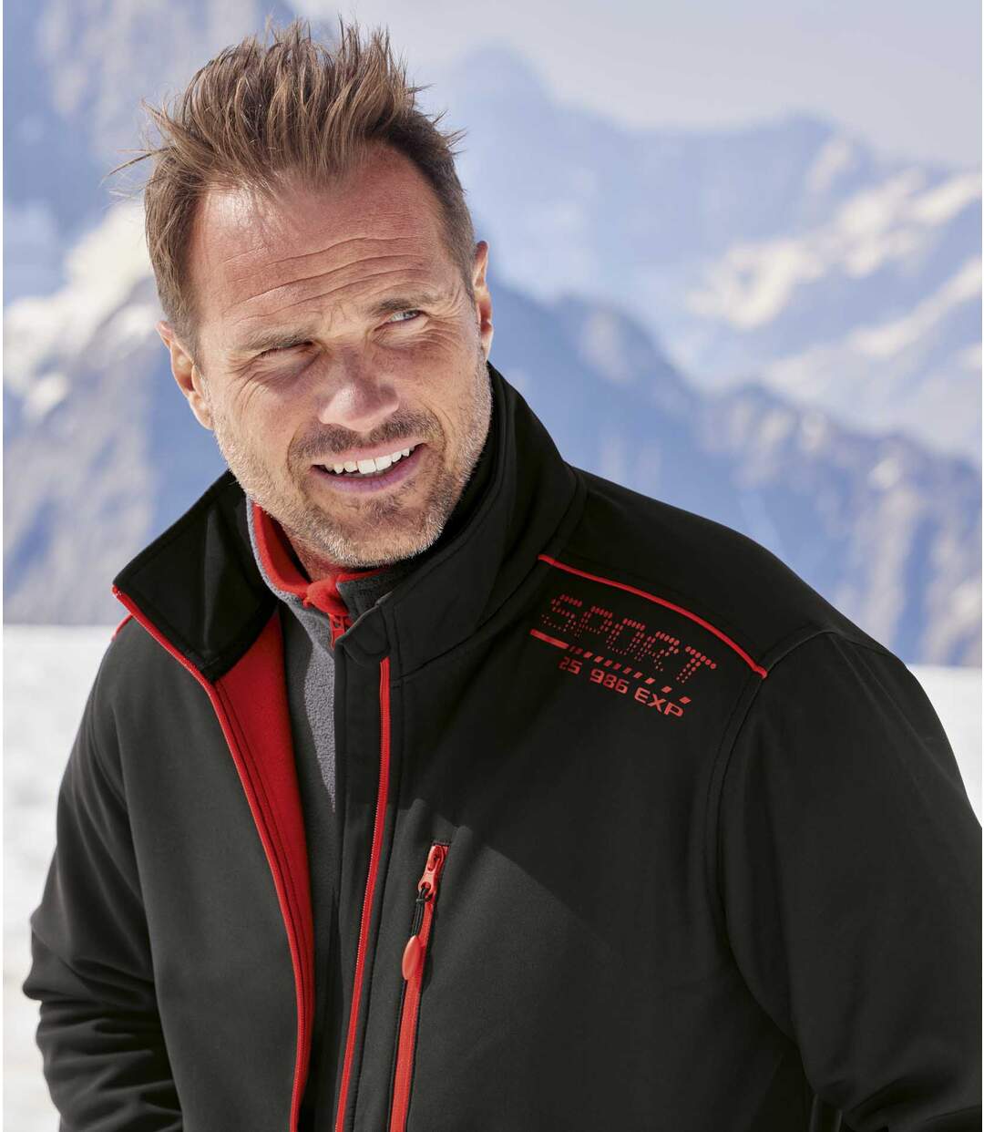 Blouson Sport Softshell Doublé Micropolaire