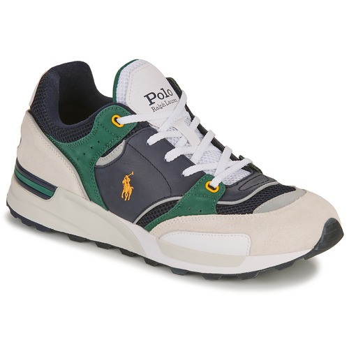 Polo Ralph Lauren - TRACKSTR 200-SNEAKERS-LOW TOP LACE Blanco / Marino / Verde