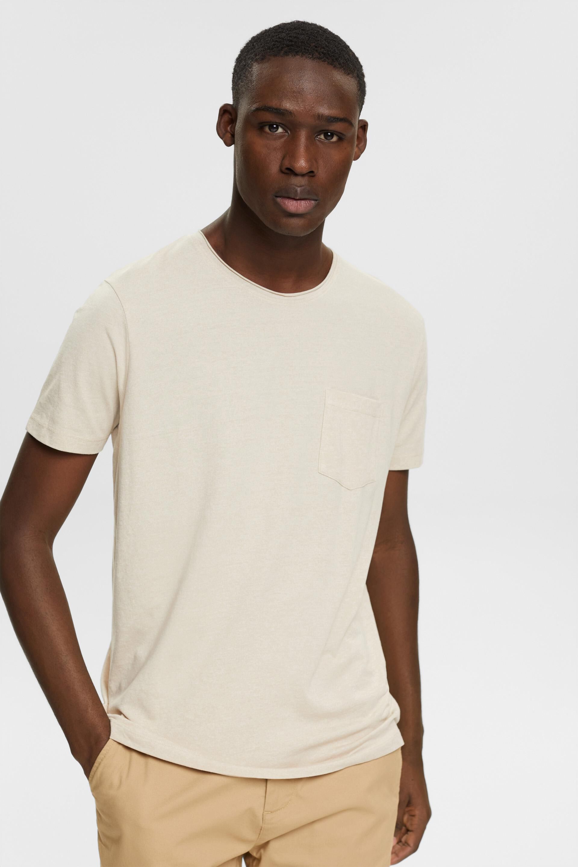 En matière recyclée le t-shirt en jersey chiné