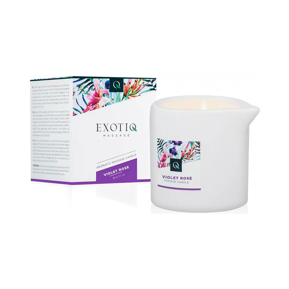 Exotiq Massage Candle Violet Rose - 60 g.