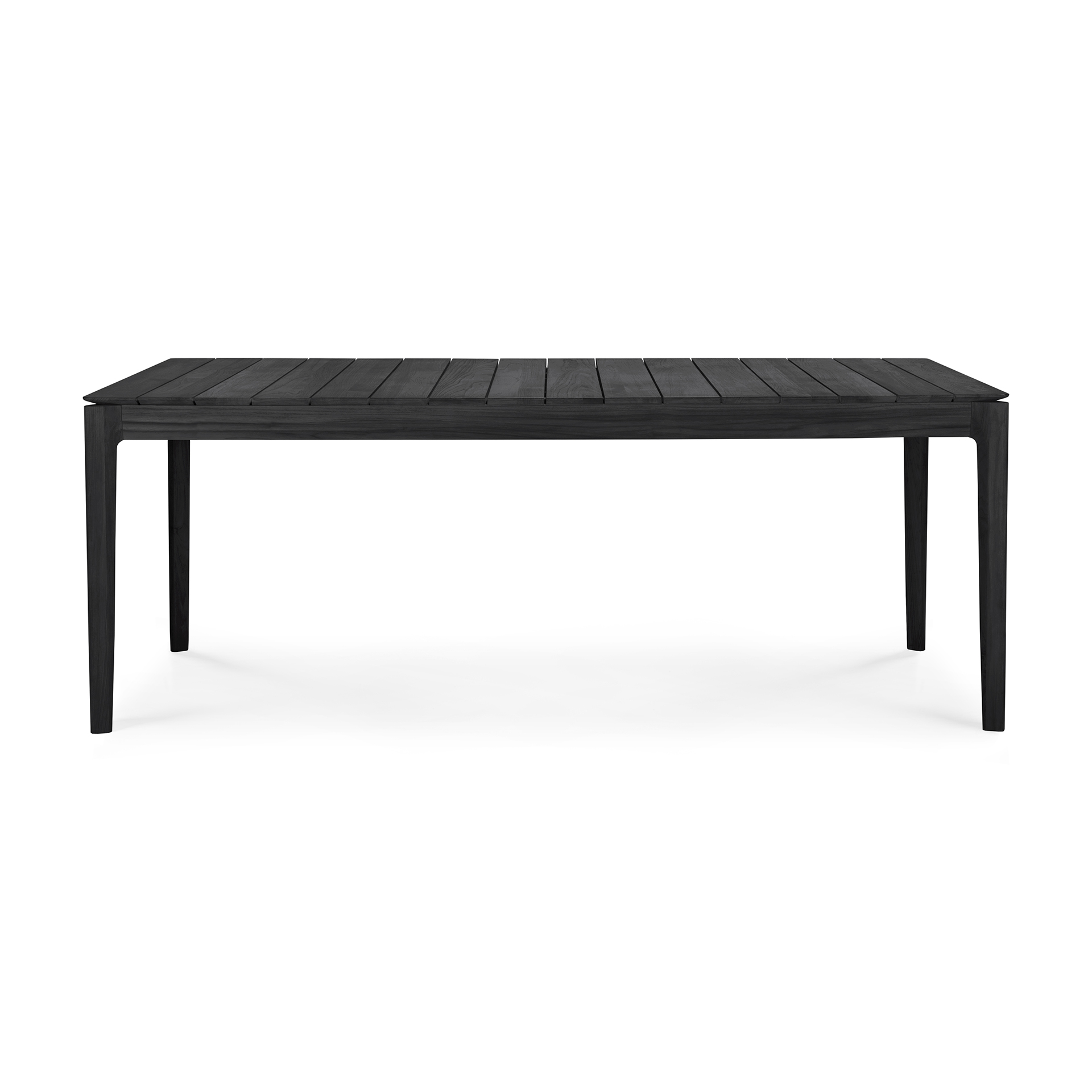 Teak Bok tuintafel - zwart - 200x100