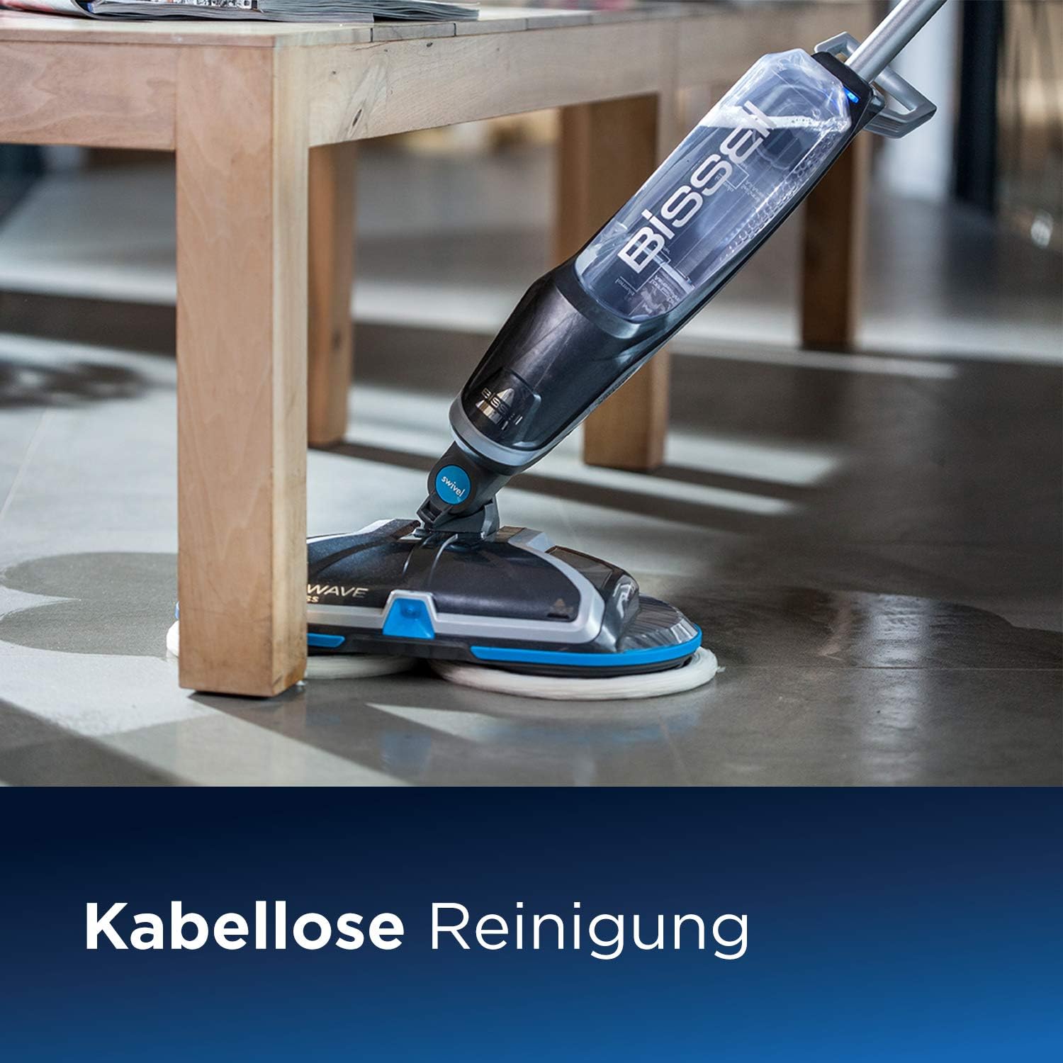 BISSELL 2240N Spinwave Cordless, Schwarz, 1 Stück (1er Pack)
