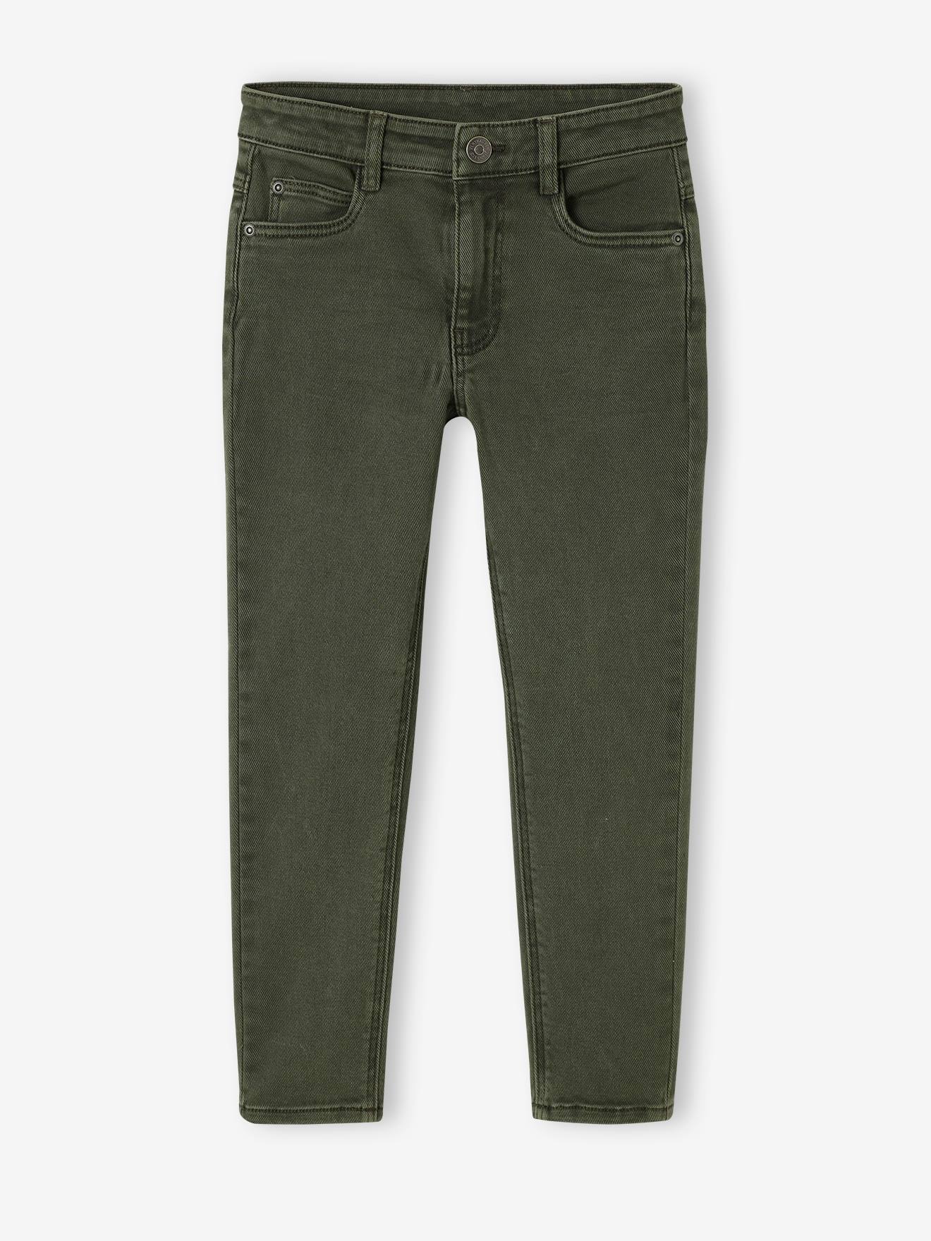Calças MorphologiK Wide Slim Fit para meninos na cor chocolate