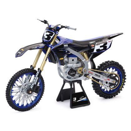 Miniature Newray Moto Yamaha 450 YZF Eli TOMAC - Echelle 1/6° - Bleu