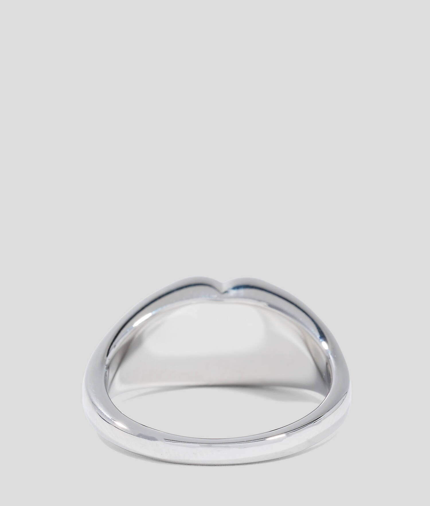 Bague en forme de cœur KARL Signature - Argent