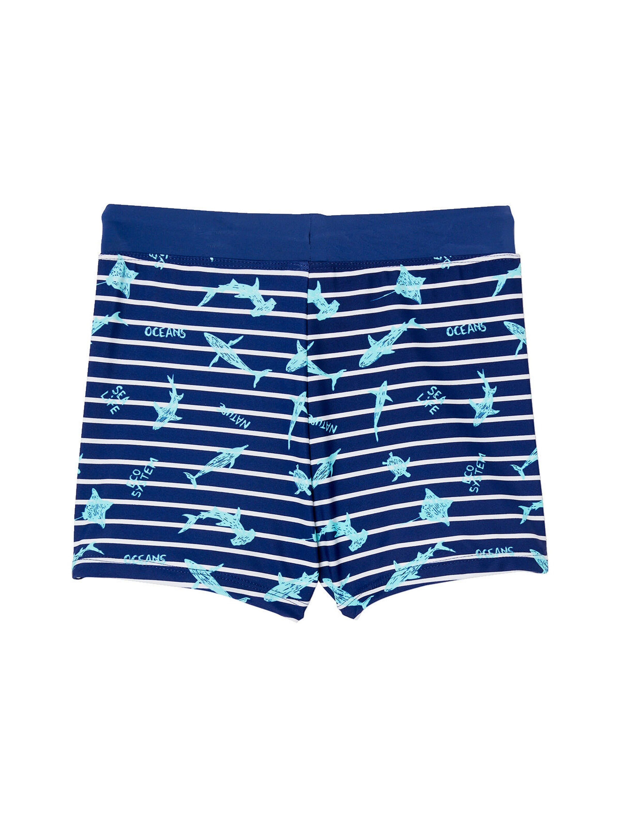 Vertbaudet Jungen Badeshorts marine gestreift