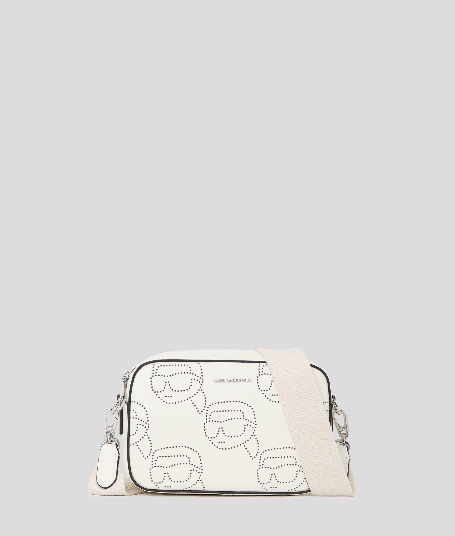 SAC CAMÉRA PERFORÉ IKON - Blanc Cassé