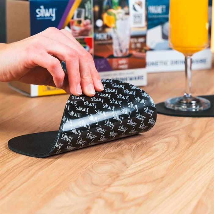 Silwy LED-Magnet-Leuchte Monaco akkubetrieben inklusive Platzset weiß