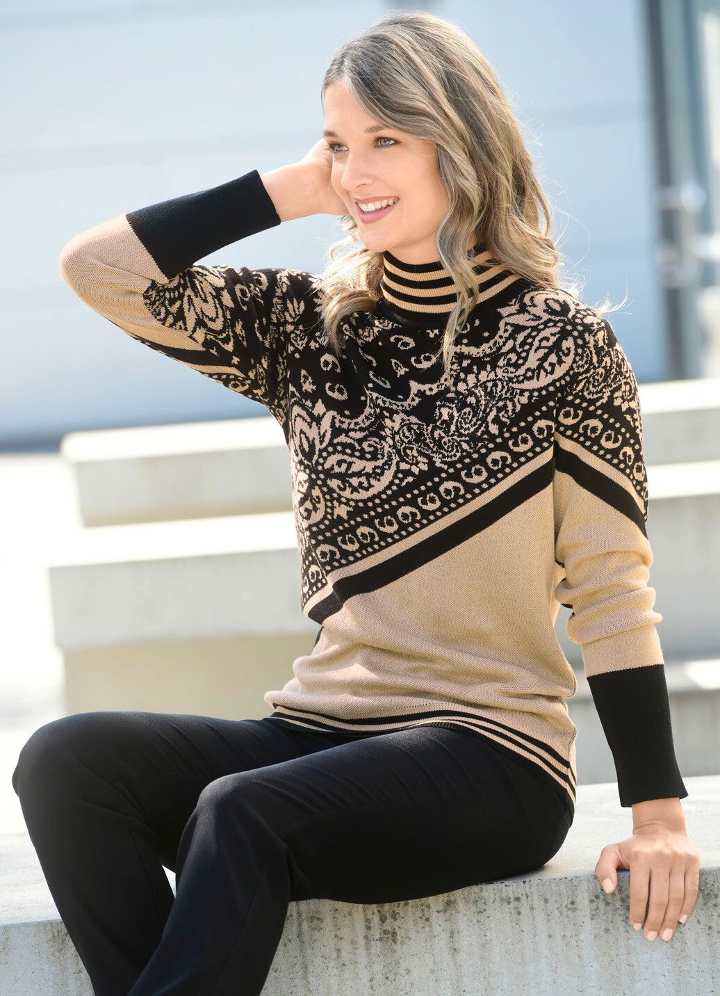 Pullover in Jacquard-Dessin