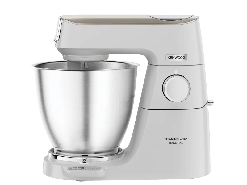 Kenwood Titanium Chef Baker XL KVL65.001WH - Køkkenmaskine - 1200 W - hvid/champagnecreme