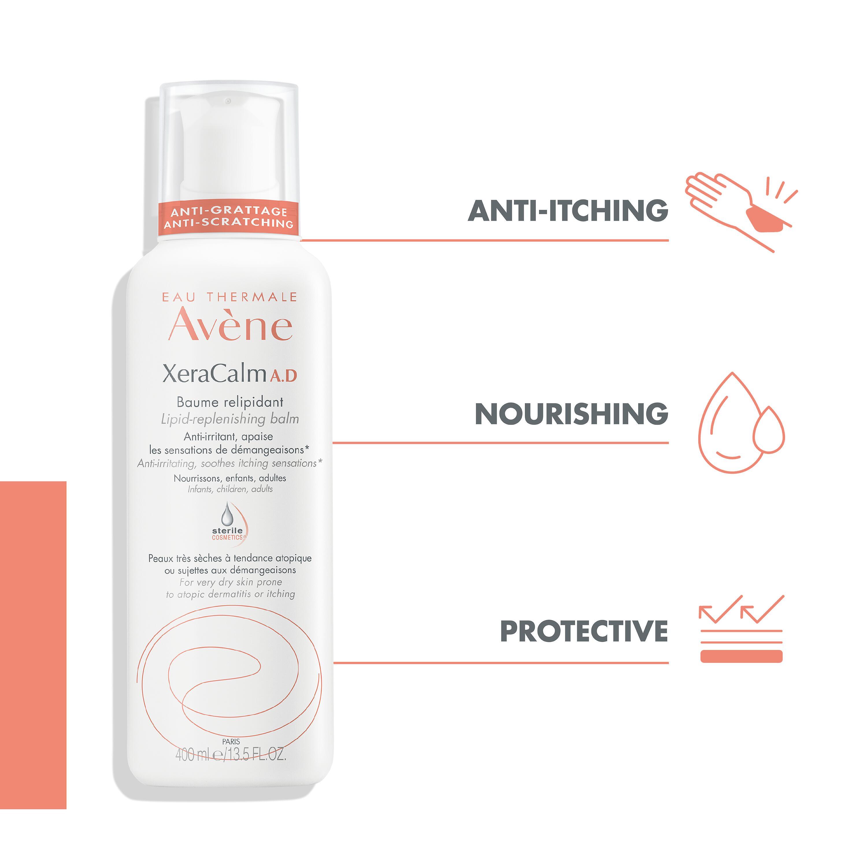 AVENE XeraCalm A.D Balsam Bals rückfettend Disp 400 ml