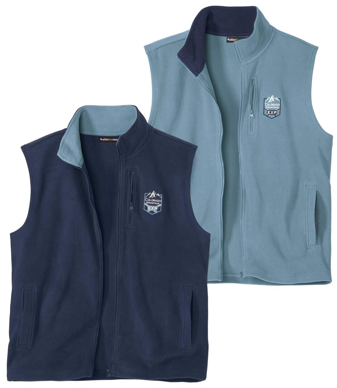 Lot de 2 Gilets Polaires Sans Manches Colorado