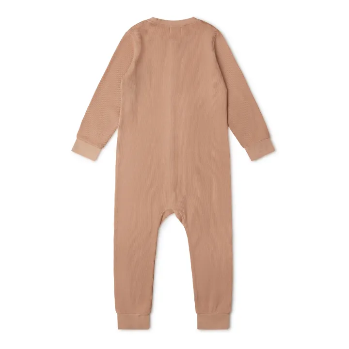 Matona Pyjama Coton Bio Gaufré | Rose pêche