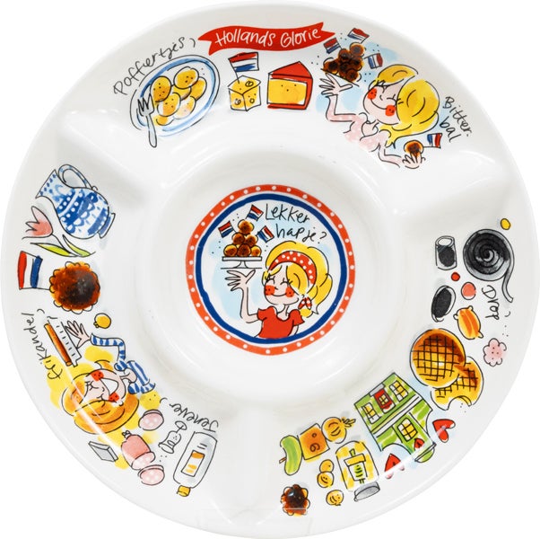 Blond Amsterdam snackschaal Hollands Glorie multi D 26 H 2,8 cm