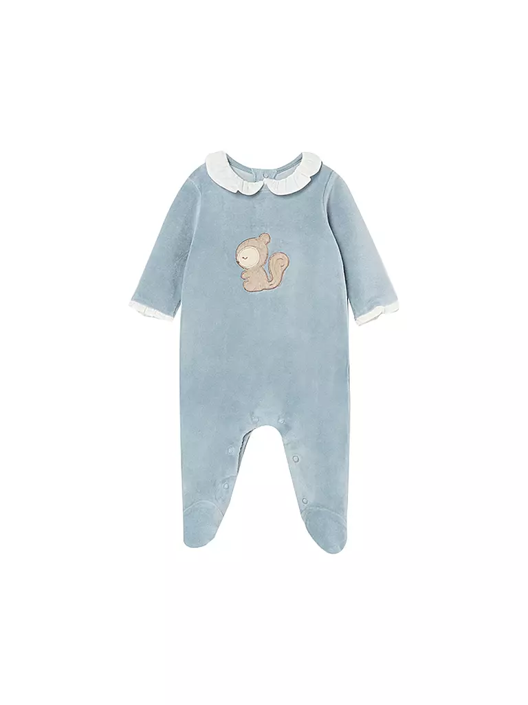 MAYORAL Baby Strampler 2er Set  hellblau