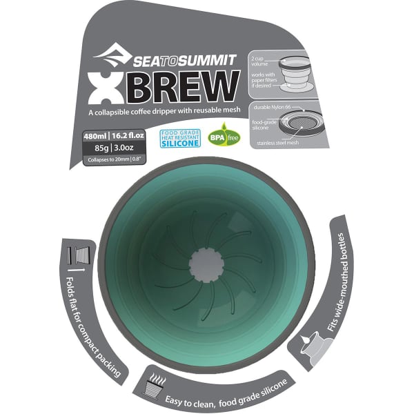 Vaisselle randonnée SEA TO SUMMIT X-BREW COFFEE DRIPPER PACIFIQUE BLUE