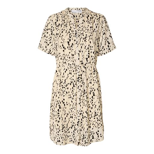 Selected Femme Lola Damina Kjole, Silver Birch, 36