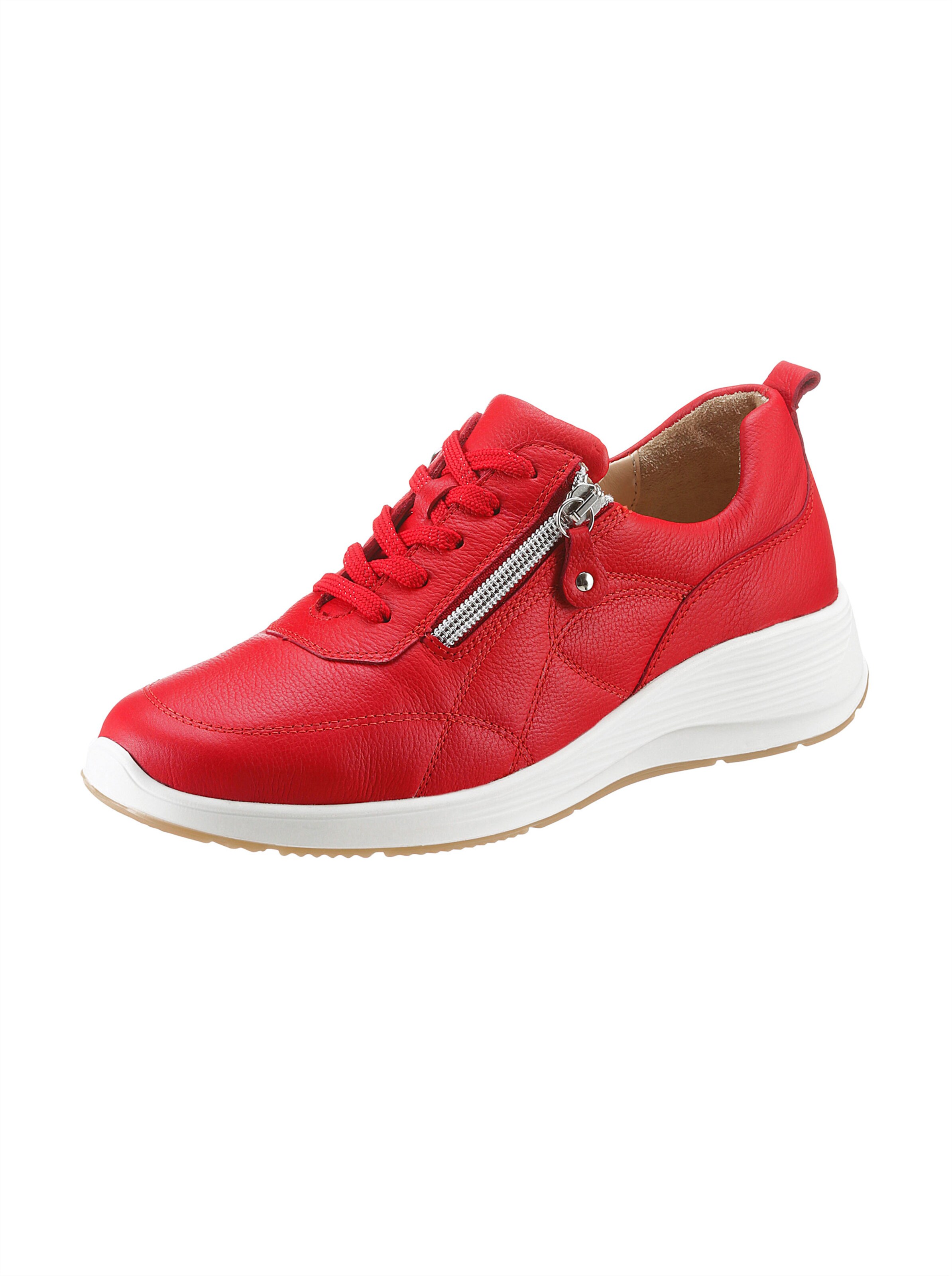 Waldläufer Schnürschuh in rot