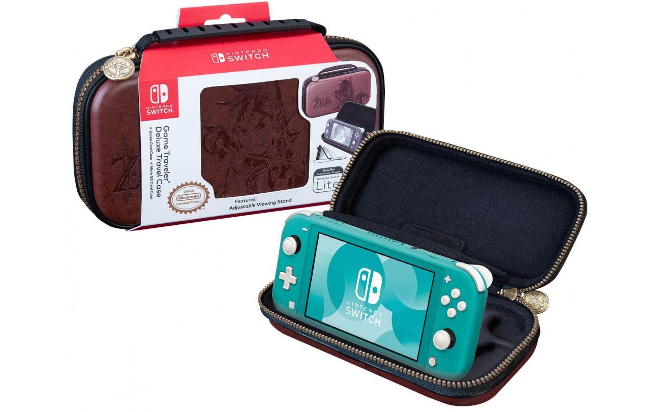 Switch Lite Official Zelda - Link draagtas bruin